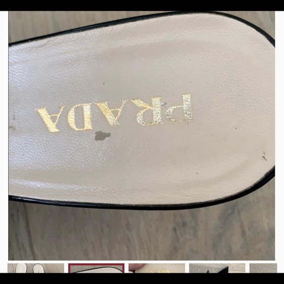RARE Vintage Prada Kitten Heel Mules - Picture 2 of 6
